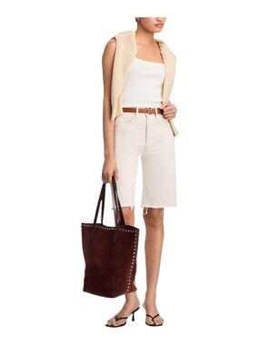 MOTHER SUPERIOR The Half Pipe Bermuda Fray Shorts In Act Natural Sz 30 NWT $208